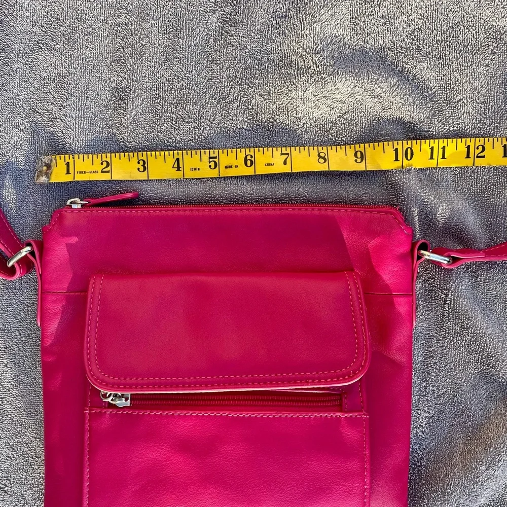 Hot pink leather Giani Bernini bag - Picture 9 of 10